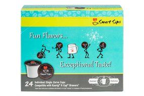 Smart Sips, Flavor Lovers Coffee Variety Sampler Pack- Blueberry Cinnamon Crumble, Cinnamon Roll, Chocolate Peanut...