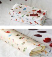 5 Pcs Creative Beautiful Wax Paper Greaseproof Baking Paper-04 N2