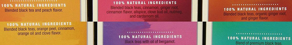 Stash Tea Black Tea Six Flavor Assortment, 18-20 Count Tea Bags in Foil (Pack of 6) N7