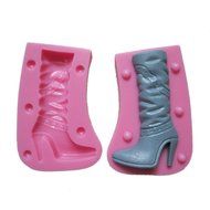 Yunko Tall Boots Stereo Silicone Fondant Chocolate Clay Mold 3d Cake Decorating Tools