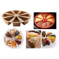 Eronde Food Grade Sofe Silicone DIY Baking Cake Pan Molds(Random Color)