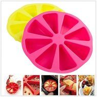 Eronde Food Grade Sofe Silicone DIY Baking Cake Pan Molds(Random Color) N2