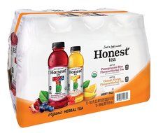 HONEST Tea, Brewed Organic Tea Variety Pack, 16.9 fl oz (Pack of 12) N12