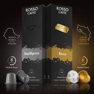Nespresso Compatible Capsules - Variety Pack (60 Pods) - Fit to All Nespresso Original Line Machine -By Rosso... N3