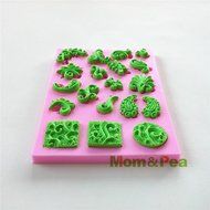 Mom&amp;pea 0535 Decorations Shaped Silicone Mould for Fondant Cake Sugar Paste Cake Decoration 3d Cake Toppers Mold... N2