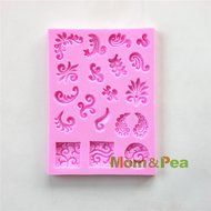 Mom&amp;pea 0535 Decorations Shaped Silicone Mould for Fondant Cake Sugar Paste Cake Decoration 3d Cake Toppers Mold... N3
