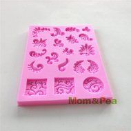 Mom&amp;pea 0535 Decorations Shaped Silicone Mould for Fondant Cake Sugar Paste Cake Decoration 3d Cake Toppers Mold... N4