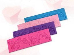 Lariy Sugar Lace Mat DIY Butterfly Silicone Cake Mould Chocolate Baking Tool
