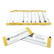 Flavored Matcha Green Tea with Real Fruit in Single Serving To Go Packets - Lightly Sweetened (4 per pouch; 8g...