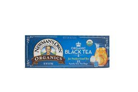 Newman's Own Organic Black Tea, 22-Count Family Size Bags (Pack of 6)