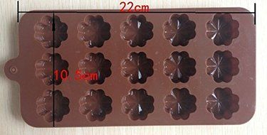 HSE 1PCS flower shape Muffin Sweet Candy Jelly fondant Cake chocolate Mold Silicone tool Baking Pan DIY N2