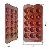 Round Smiley Silicone Cake Chocolate Molds Cupcake Mould Kitchen Baking Tools