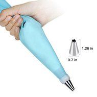 TSK 24-Piece Cake Decorating Tips Kits, TSK Professional Stainless Steel Icing Tip Set Tools Includes 8 pcs Cake... N2