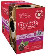 David's Cookies Custom Coffee &amp; Cappuccino Keurig K-Cups, Variety Sampler Pack, 30 Count N4