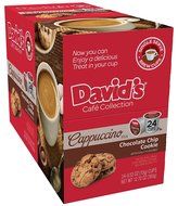 David's Cookies Custom Coffee &amp; Cappuccino Keurig K-Cups, Variety Sampler Pack, 30 Count N5