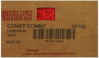 Bigelow Constant Comment Tea, 20-Count Boxes (Pack of 6) N4