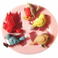 Birds Silicone Fondant Cake Molds Soap Chocolate Mould for the Kitchen Baking