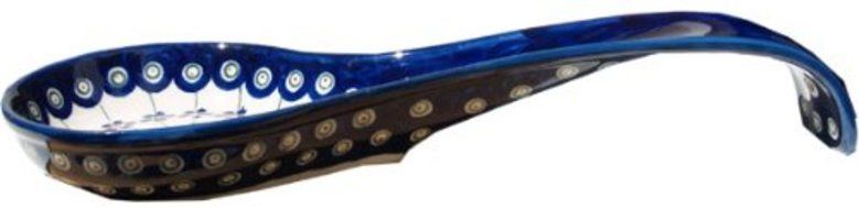 Polmedia Polish Pottery Spoon rest 12" #GU1178-166A Zaklady Ceramiczne H3392C N3