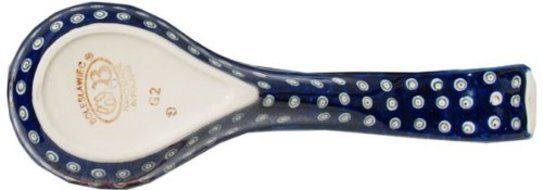 Polmedia Polish Pottery Spoon rest 12" #GU1178-166A Zaklady Ceramiczne H3392C N4