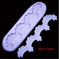 HSE 4 Pieces Beautiful Flower Design Fondant Silicone Cake Mold Baking Tools Cake Decorating Tools N5