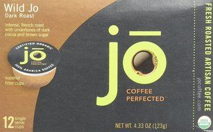 WILD JO: 72 Cup Organic Dark French Roast for K-Cup Coffee Brewers, Bold Strong Wicked Good! Keurig 1.0 &amp; 2.0... N2