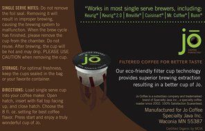 WILD JO: 72 Cup Organic Dark French Roast for K-Cup Coffee Brewers, Bold Strong Wicked Good! Keurig 1.0 &amp; 2.0... N9