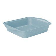Baker&#039;s Advantage Non Stick Square Cake Pan Spatter, 0.4mm/8&quot;, Light Blue