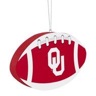 NCAA Oklahoma Sooners Plastic Christmas Ball Ornament 5 Pack Foam Sled Bundle 3 Pack By Forever Collectibles N2