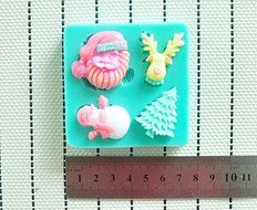 Martha Art Craft - Sugarcraft Decorating Kit High Quality Santa Fondant Molds Silicone Silicone Cake Mold Cake... N2