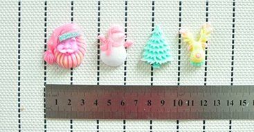 Martha Art Craft - Sugarcraft Decorating Kit High Quality Santa Fondant Molds Silicone Silicone Cake Mold Cake... N3