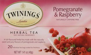 Twinings Herbal Tea, Pomegranate and Raspberry, 20 Count