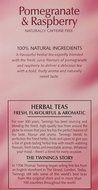 Twinings Herbal Tea, Pomegranate and Raspberry, 20 Count N3