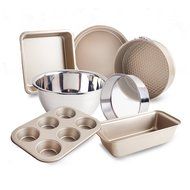 Lavinrose Set of 7 - Easy Baking Non Stick Oven Tray Sets - Carbon Steel