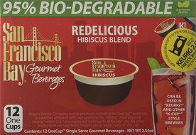 SAN FRANCISCO BAY REDELICIOUS HIBISCUS BLEND 24 ONE CUPS for Keurig K-Cup Brewers N5