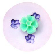 Longzang mini flower F0136 Fondant Mold Silicone Sugar mold Craft Molds DIY gumpaste flowers Cake Decorating