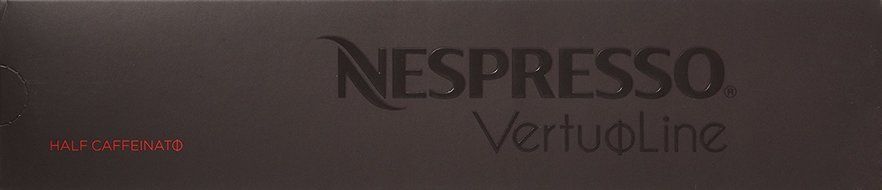 10 Capsules Nespresso VertuoLine Half Caffeinato Coffee