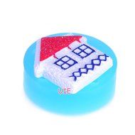 202LBJ 25.6mm Christmas House Cookie Mold - Christmas Cookie Mold Sugarcraft, Fondant, Wax Polymer Clay Mold,... N4