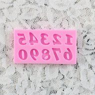 Bhbuy New Mini Number Silicone Handmade Fondant Mould Cake Decorating DIY Mold N4