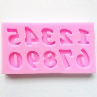 Bhbuy New Mini Number Silicone Handmade Fondant Mould Cake Decorating DIY Mold N6