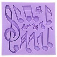 &quot;dipshop Musical Notes Fondant Cake Mold Silicone Mould Decorating Tool Fondant Pastry Moulds&quot; shopping N4