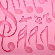 &quot;dipshop Musical Notes Fondant Cake Mold Silicone Mould Decorating Tool Fondant Pastry Moulds&quot; shopping N6