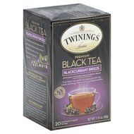 Twinings Premium Blackcurrant Breeze Black Tea, 20 Tea Bags
