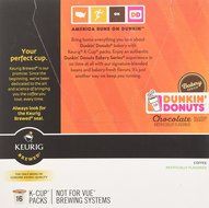 Dunkin Donuts Bakery Series Chocolate Glazed Donut Flavored Coffee K-Cups For Keurig K Cup Brewers - 32 Pack N5