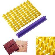 Cake &amp; Cookie Cutters English Letter Biscuit Cake Cutter Fondant Cookie Mould Stamp