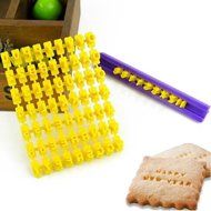 Cake &amp; Cookie Cutters English Letter Biscuit Cake Cutter Fondant Cookie Mould Stamp N2