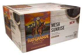 Rio Grande Roasters Mesa Sunrise Coffee Single Serve K-Cup, 80 Count (Compatible with 2.0 Keurig Brewers)