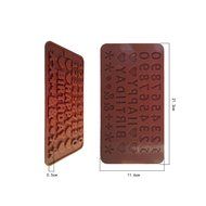 English Letters &amp; Numbers Shape Chocolate Silicone Mold Baking Cake Decoration Mould N2