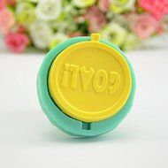 &quot;Coin Shape Goal Silicone Lace Mold Love Sugar Craft Fondant Cake Decorating Tools&quot; shopping
