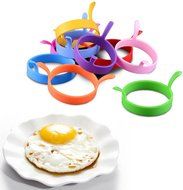 Beauty Clubs Safety and Environmental Protection Silicone Cake Model Egg Poach Ring Mould N3
