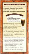 Teeccino Gluten Free Organic Chicory Herbal Tea Dandelion Dark Roast Tea Bags, Caffeine Free, Acid Free 10 count N21